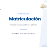TUTORIALES PARA LA MATRICULACIÓN