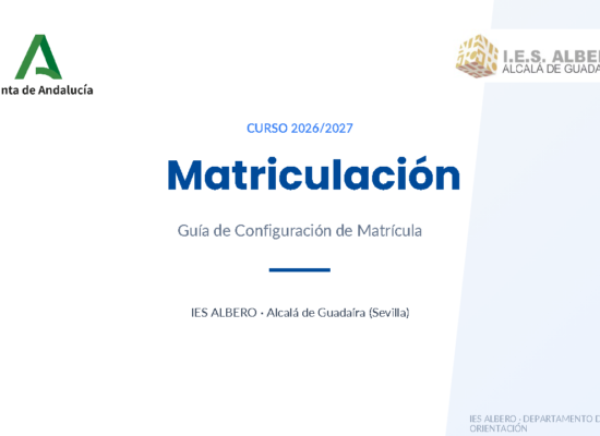 TUTORIALES PARA LA MATRICULACIÓN